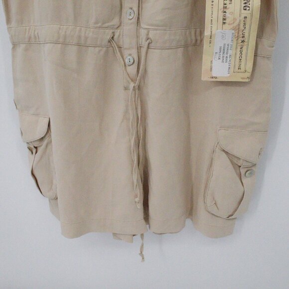 Da-Nang Beige Women Jeans Overalls - Picture 3 of 16